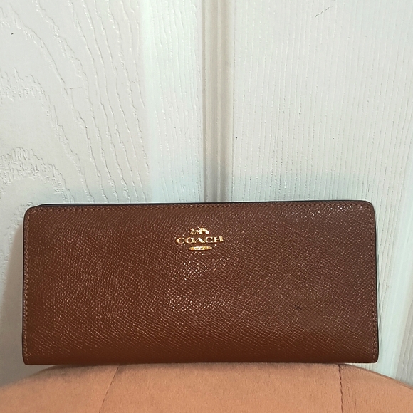 Coach Slim Wallet - Burnished Amber - Picture 3 of 7